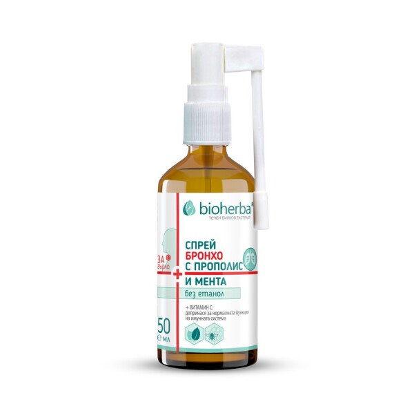 СПРЕЙ ЗА ГЪРЛО НЕВЕН, СМРАДЛИКА, ПРОПОЛИС И МЕНТА